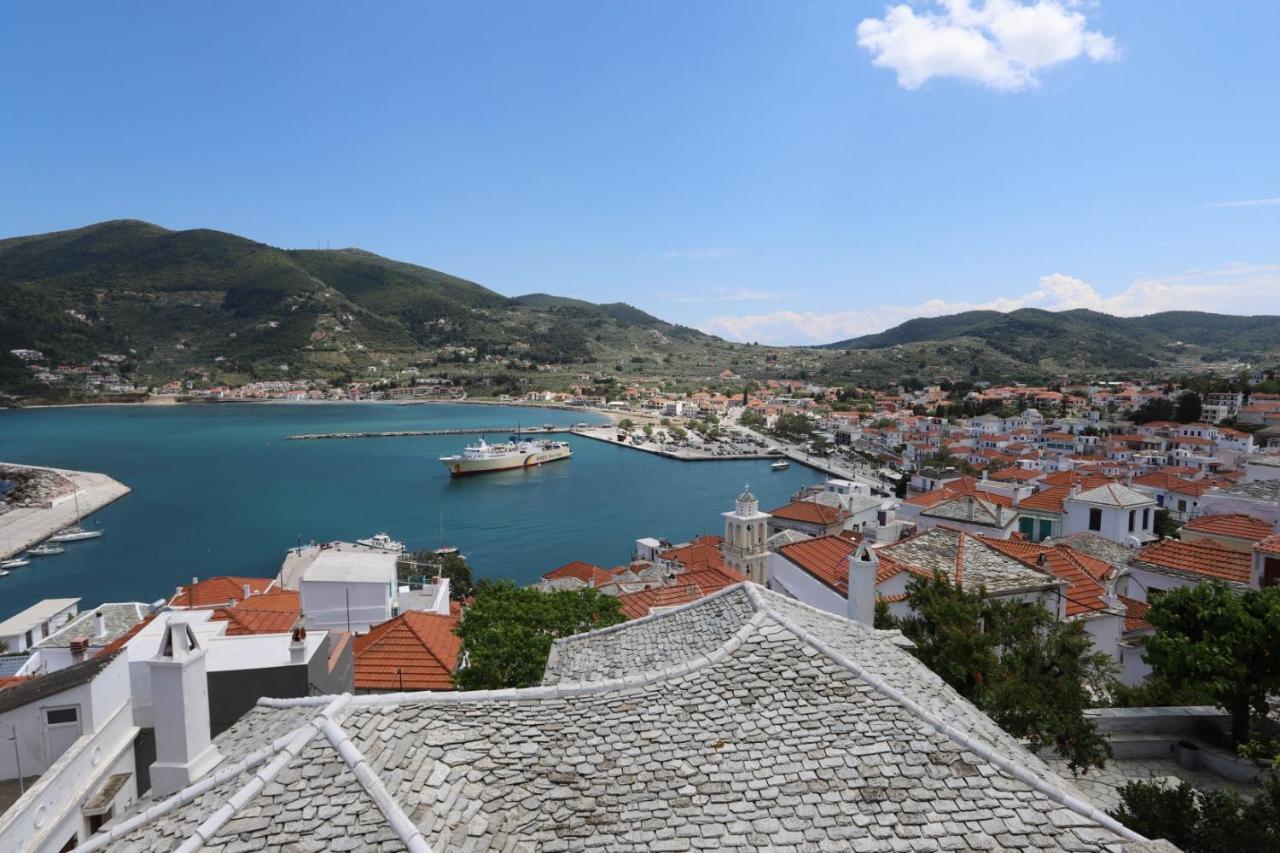 Villea Seaview Apartments Skópelos Eksteriør bilde