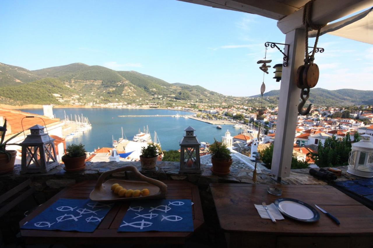Villea Seaview Apartments Skópelos Eksteriør bilde